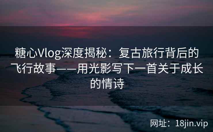 糖心Vlog深度揭秘：复古旅行背后的飞行故事——用光影写下一首关于成长的情诗