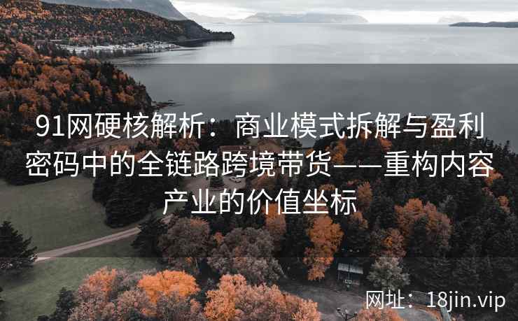 91网硬核解析：商业模式拆解与盈利密码中的全链路跨境带货——重构内容产业的价值坐标