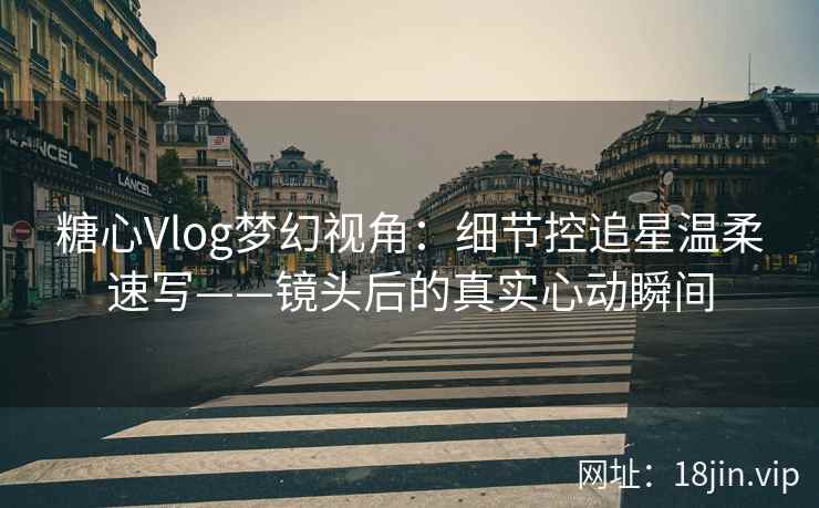糖心Vlog梦幻视角：细节控追星温柔速写——镜头后的真实心动瞬间